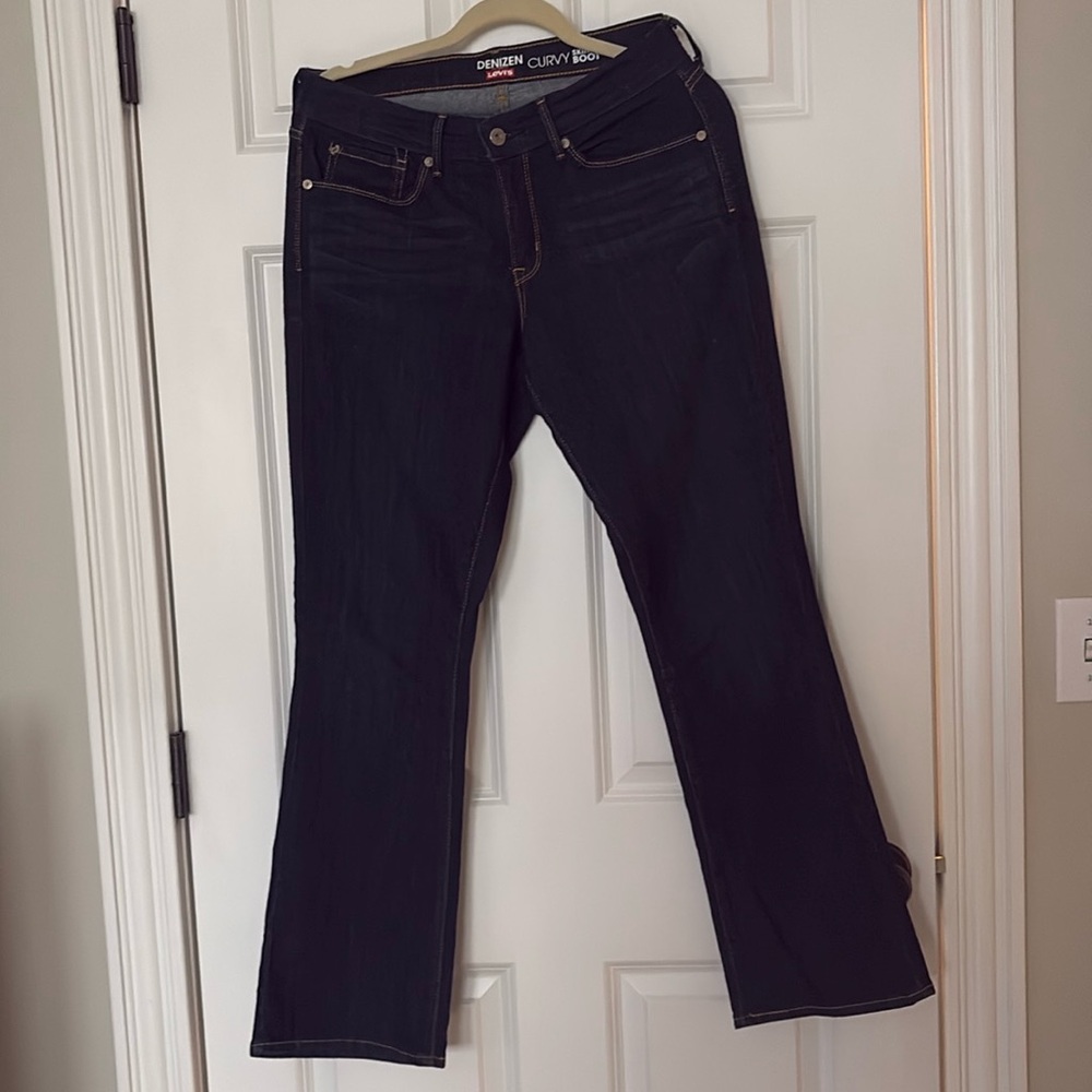 NWOT Levi's Denizen Women's Denim Jeans Curvy Skinny Boot 10 Medium